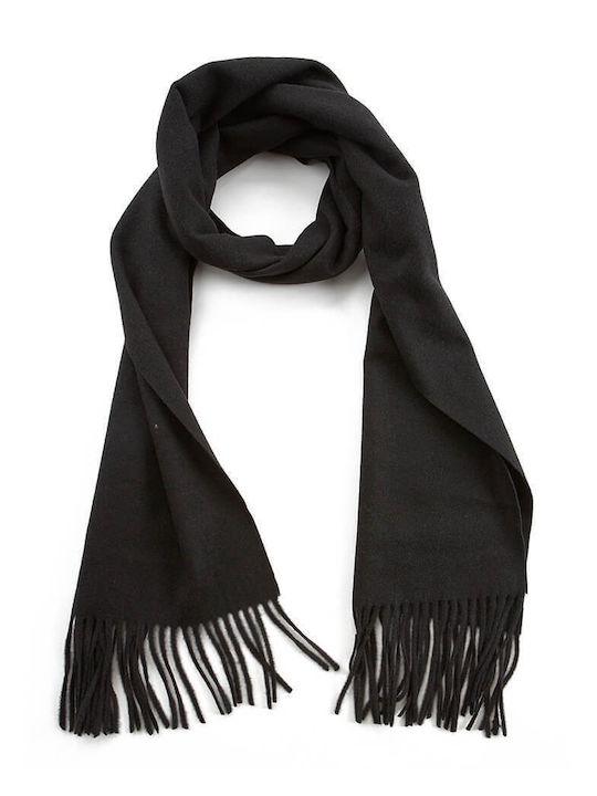 Verde Women's Wool Scarf Black