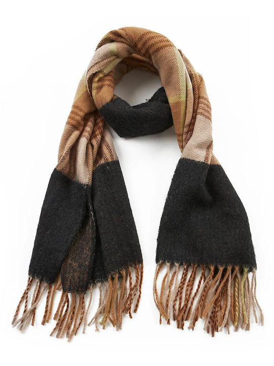 Verde Women's Wool Scarf Black