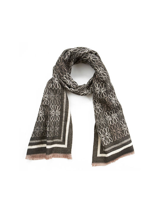 Verde Women's Wool Scarf Black