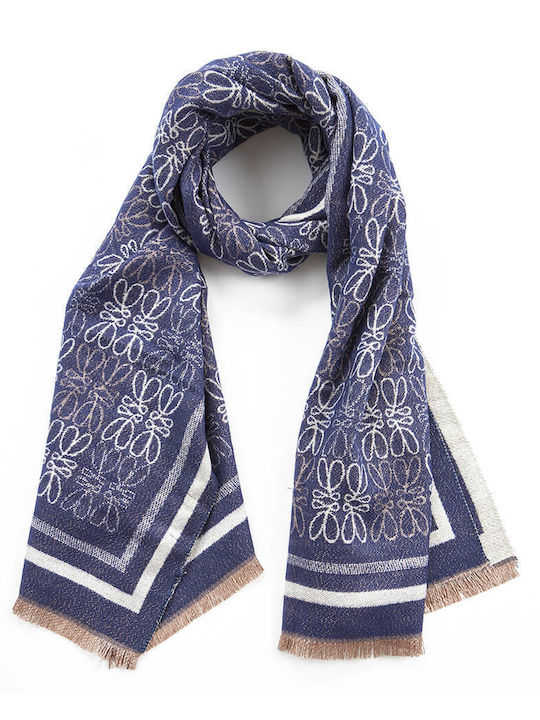 Verde Women's Wool Scarf Blue