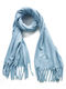 Frauen Wollschal Blau