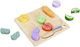 Wooden Kids Peg Puzzle Vegetables 16pcs Eli Neli