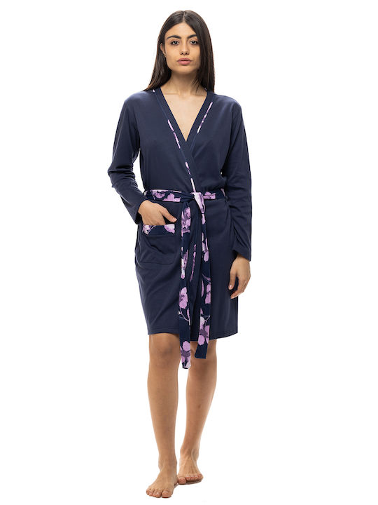 Koyote Winter Women's Robe Indigo