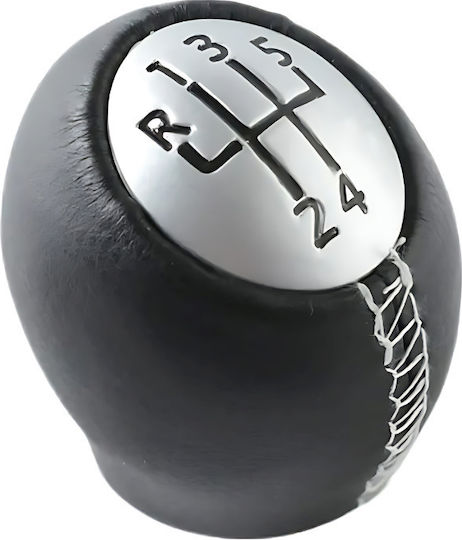Leather Luxe Leather 5-Speed Knob Renault Megane II Clio III Laguna II Traffic III Opel Vivaro Zgear-renault-06