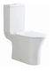 Sanindusa Floor-Standing Toilet with Flush with Slim Cover Soft Close White