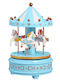 XMASfest Weihnachts- Dekorative Darstellung Hellblau 17x11cm
