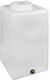 Stamatiou Plastics Vertical Narrow Plastic Storage Tank 110lt for Water / Petroleum / Oil White