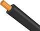 SGL Netzkabel Typ SiHF mit Kabeleigenschaften 1x2.5mm² in Schwarz Farbe 1m Flexibel