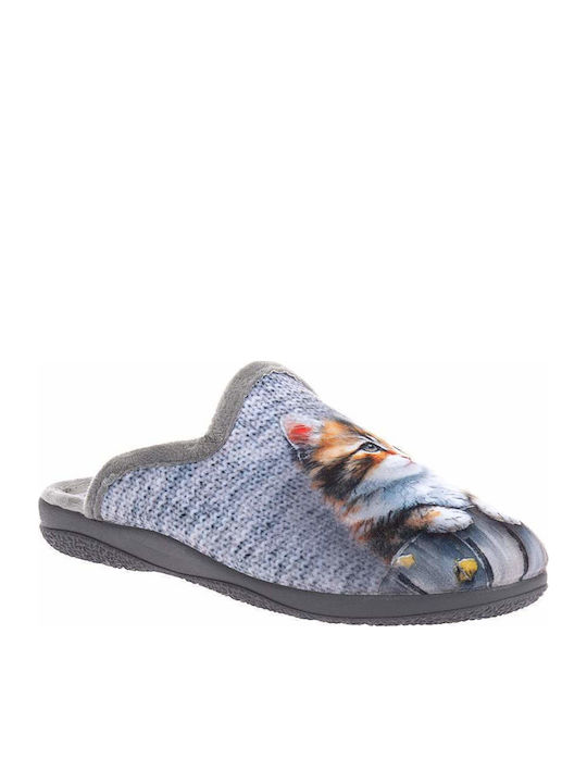 Adam's Shoes Παντόφλες Γκρι