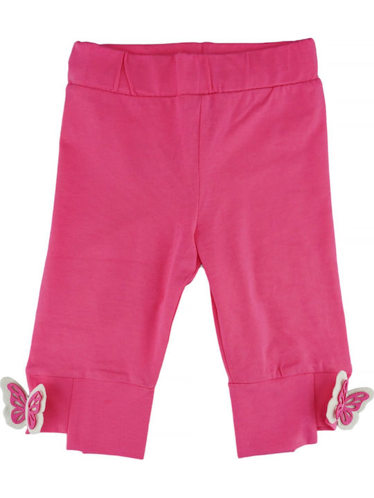 Kinder Leggings Capri Fuchsie