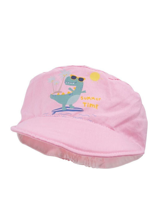 Papillon Kids Παιδικό Καπέλο Jockey Υφασμάτινο Ροζ