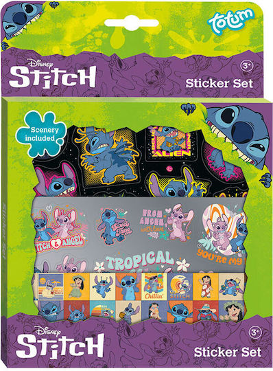 Sticker Set Totum Disney Stitch 4 Pieces