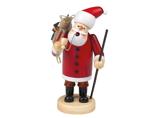 Dekorativer Weihnachtsmann Rot aus Holz