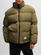 Jachetă Puffer Impermeabilă Verde