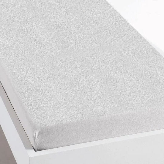 Protective Cover King Size with Elastic Bands White 180x200+30cm