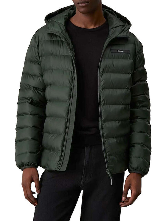 Calvin Klein Мъжко Puffer Яке Зелен
