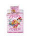 Viopros Baby Bettbezug Set mit Kissenbezug Pink 100x135cm.