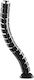 Διαχείριση Καλωδίων Equip Double Cable 73cm Under-table Installation Black