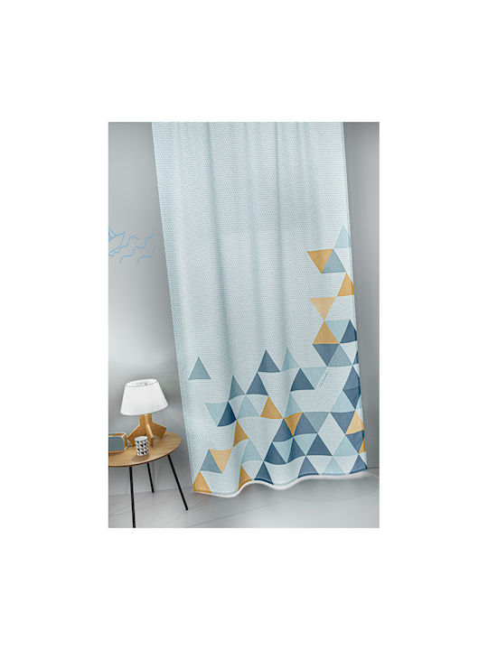 Guy Laroche Kids Rod Pocket Curtain Light Blue ...