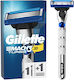 Gillette Mach 3 Turbo Razor with Replacement Head Blades Lubricious Strip