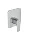 Ideal Standard Cerafine D A7188 Unterputz-Duschmischer-Set Innen + Außen Teil 47 mm Keramik-Klickverschluss Metallgriff Warm-Kalt-Wasseranzeige