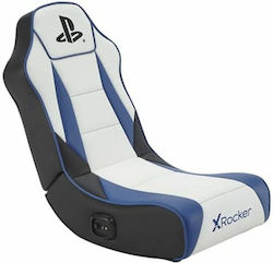 X-Rocker Playstation Geist 2.0 Leatherette White / Blue