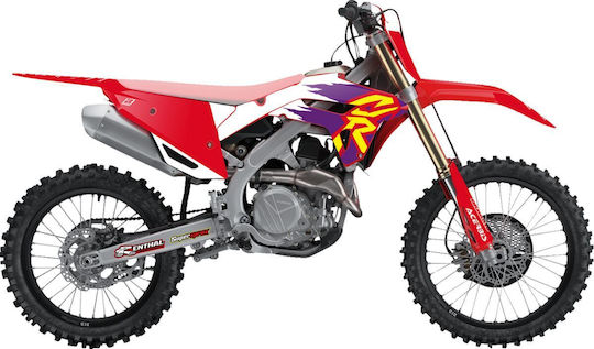 Blackbird Racing Sticker Set 2148aa Honda Crf 450 R 21-22 Honda Crf 450 Rl 21-22 Purple-Red-White