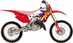 Blackbird Racing Σετ Αυτοκόλλητα 2147aa Honda Cr 250 R 02-07 Honda Cr 125 R 02-07 Purple-κόκκινο-λευκό