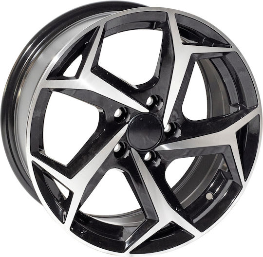 Ζάντες Αλουμινίου Αυτοκινήτου 16"x7" ET35 Black Face Machined
