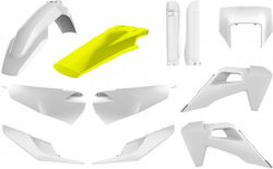 Κουστουμι Husqvarna Te 150 250 & 300 20'-23' Fe 250 350 450 & 501 20'-23' Λευκο-κιτρινο Polisport Γνησιο