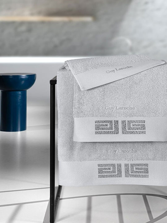 Guy Laroche Badetuch-Set 3 Stück Marlen Silber ...