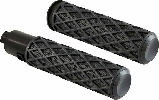 Arlen Ness Griff Geschlossener Lenker 25,4mm Diamant Throttle-by-wire Soft 500-058 Schwarz