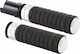 Arlen Ness Grip Closed Handlebar 25.4mm Speedliner Throttle-by-wire Dual 500-063 Silver Chrome