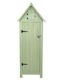 Wooden Garden Shed Green