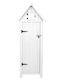 Wooden Garden Shed White