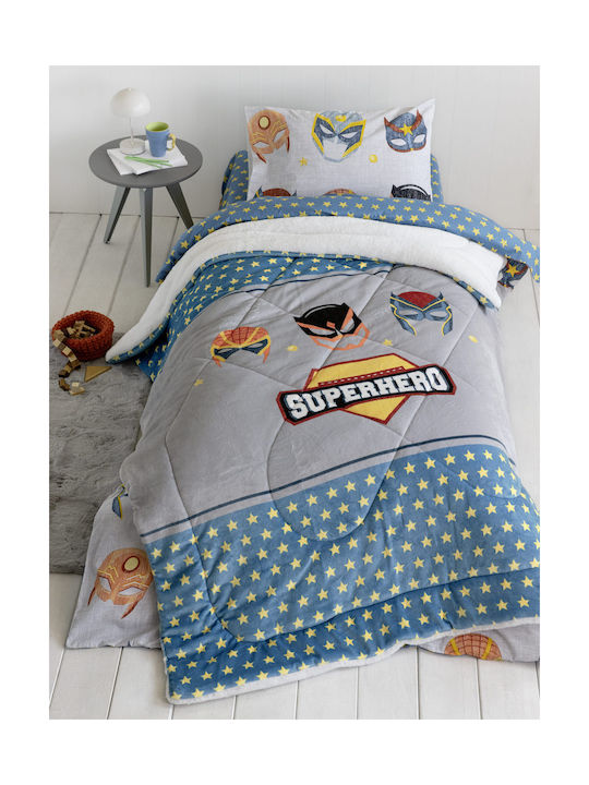 Nima Kids Duvet Cover Single Gray 160x220cm