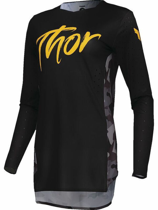 Thor Sportmode Women's Jersey Motocross Black