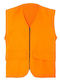 About Basics Men's Safety Vest with Reflective Film Orange