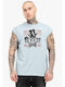 Bluse Grey/black/red