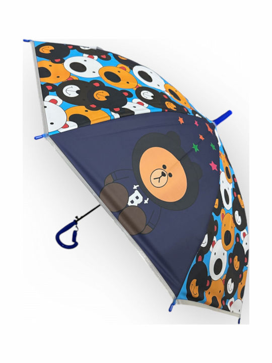 Rain Kids Curved Handle Umbrella Multicolour