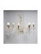 Candelabru cu Lumânări Transparent 757-12026