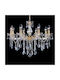 Chandelier Candlestick Transparent 757-12032