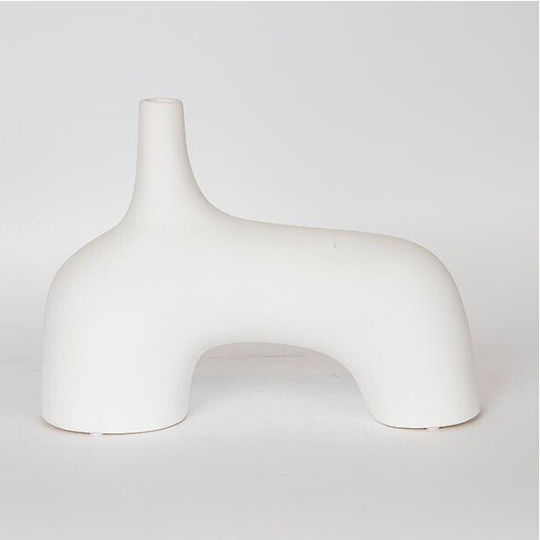 Διακοσμητικό Βάζο Keramik Weiß 25x10x34cm 1Stück