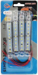 Position Volume Lights 4pcs 12-24v 10x1.5cm 968785-18 White OEM