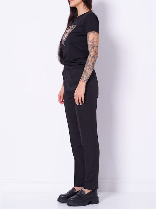 Guess Women's Fabric Trousers Black