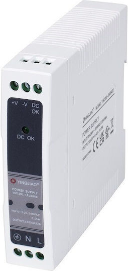 Τροφοδοτικό Ράγας με Έξοδο 24V και Ισχύ 10W 0.42A