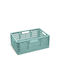 Kiokids Детска кутия за съхранение сгъваема от пластмаса Зелен 31x20x13см 1бр