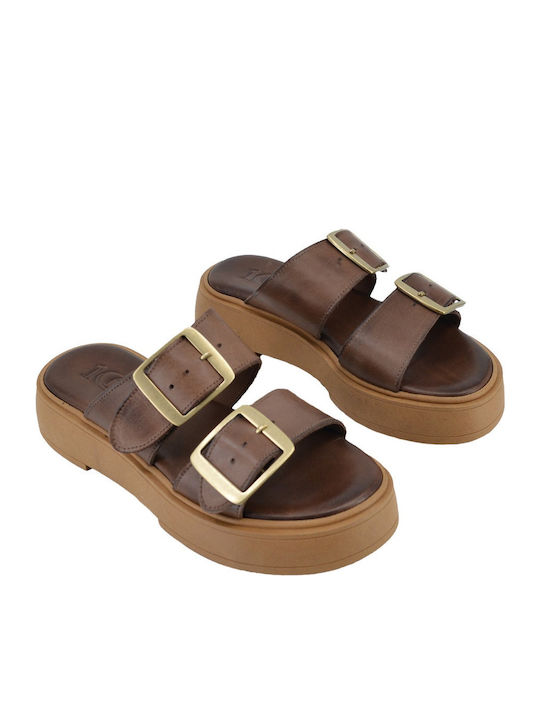 Dermatina 100 Sandale Casual Damă Flatforme Din...