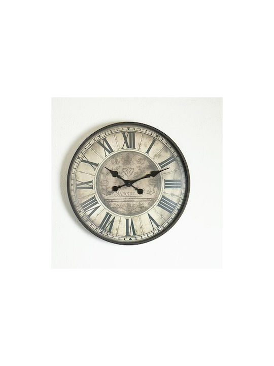 Ceas de Perete Plastic Bronz Ø51cm