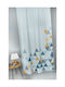 Guy Laroche Kinder Vorhang mit Borte Türkis 1152030224006 145x270cm